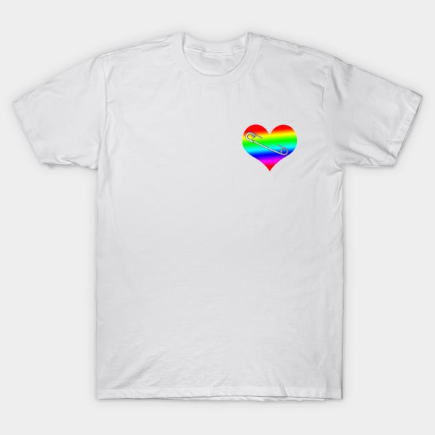 LGBT Safety Heart T-Shirt by safetyheart